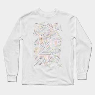 Ab Linear Rainbow Zoom Long Sleeve T-Shirt